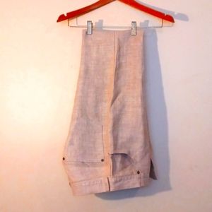 Cache,100% linen,5 pocket,straight leg,belt loops,jean! Sz.6